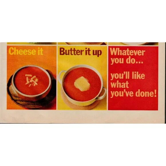 1965 Campbell's Condensed Tomato Soup Vintage Print Ad (L17) - Picture 3 of 3